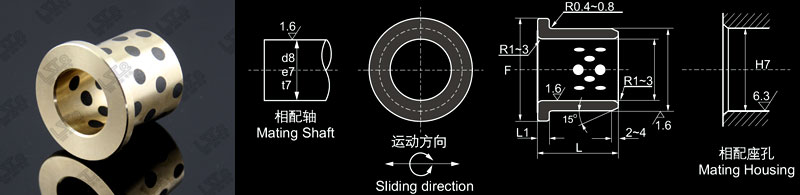Normal Size for JFB Flange Bearing